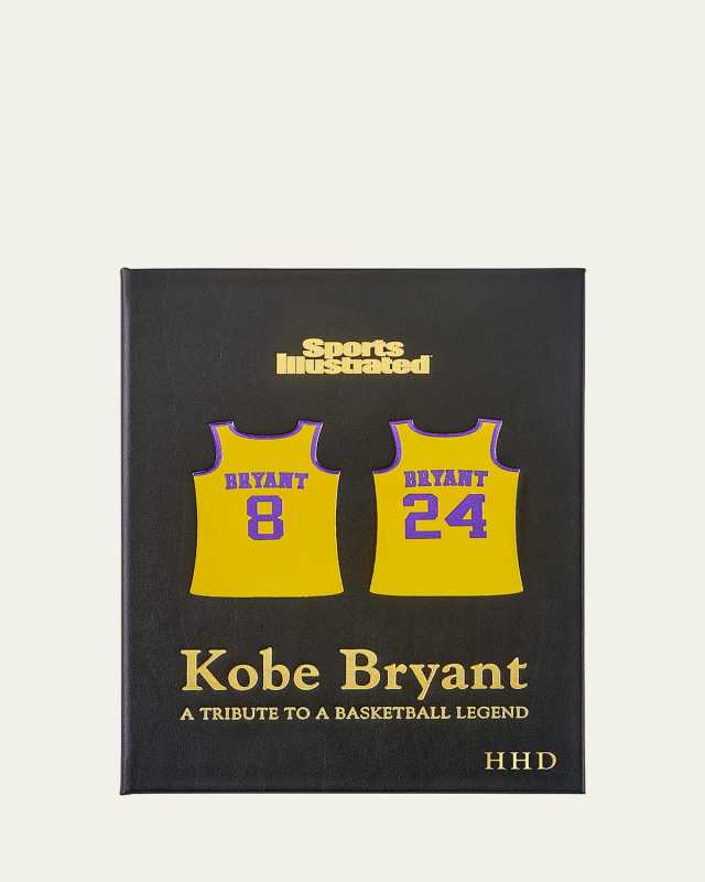 Kobe Bryant: A Tribute To A Basketball Legend Leather Bound Book - Personalized